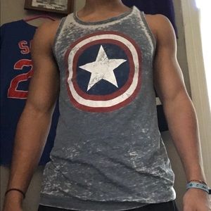 Captain America Tank Top